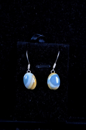 Picture of Ethiopian semi-precious stone earring